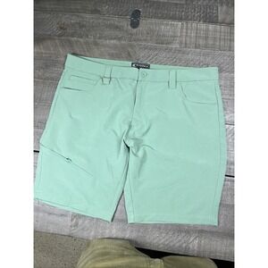 Kyodan Outdoor Green Stretch‎ Shorts 36 UPF 50+ 9" Inseam
